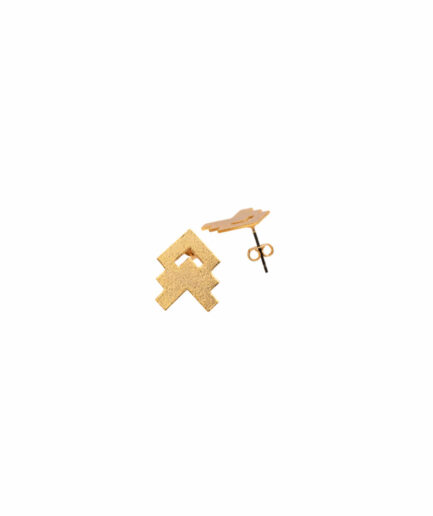 Ohrringe Goldener Kaiman1 bei Bizar