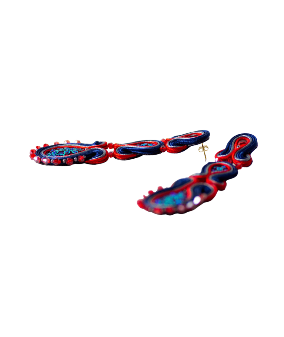Soutache Ohrringe Maritim2 bei Bizar