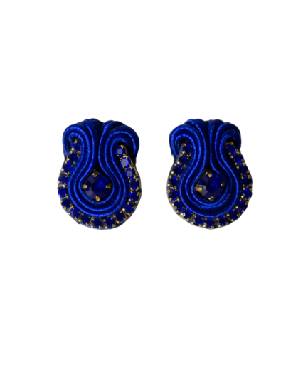 Soutache Ohrringe - deepBlue bie Bizar